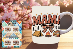 Inspiring 15oz Mug Wrap Png Template , Mama Product Image 1