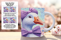 TRENDY 11oz Mug Wrap PNG Template , Goose Product Image 1