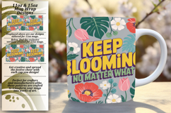 PLAYFUL PNG for 15oz Mug Wrap , Flower Quote Product Image 1