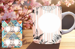 Whimsical 15oz Mug Wrap Png Template , Halloween Product Image 1