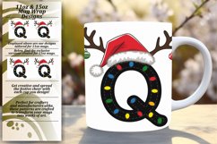 Glamorous 15oz Mug Wrap Png Design , Christmas Product Image 1