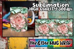 Artistic Splendor Mug Wrap, 11oz 15oz Sublimation Product Image 1