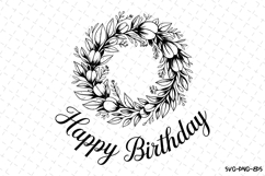 Happy birthday SVG | SVG Cut files | Cricut Product Image 1