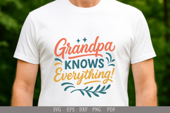 SVG Funny Grandpa Quote Design for T-Shirts and Gifts Product Image 1
