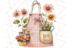 Cottagecore Kitchen Clipart, Vintage Country Floral Kitchen Product Image 3