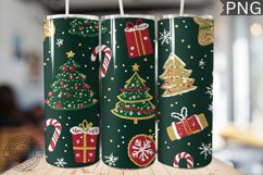Christmas Tree Tumbler Wrap -High Quality 300 Dpi Product Image 1
