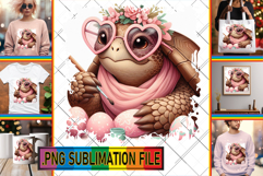 RADIANT PNG Art for TSHIRTS, Turtle Product Image 1