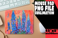 Vibrant Flower Patterns Mouse Pad PNG Product Image 1