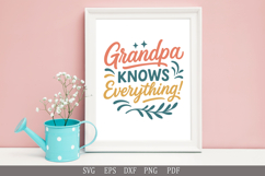 SVG Funny Grandpa Quote Design for T-Shirts and Gifts Product Image 3