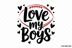 Love my Boys Svg | Game Day Svg | Sport Svg | Svg Cut Files Product Image 1