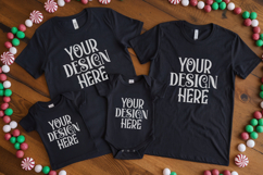 Christmas Family Matching Group T-Shirt Mockup Product Image 1