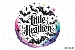 Little Heathen Svg | Halloween Svg | Svg Cut Files Product Image 1