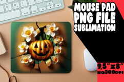 LUMINOUS MOUSE PAD CREATIVE PNG, 3D Pumpkin Product Image 1
