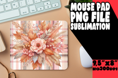 ENCHANTED mouse pad PNG Magic, Autumn Flower Product Image 1