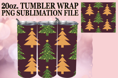 Vibrant Joy 20oz tumbler wrap, Christmas Product Image 1