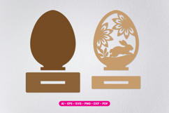 Easter Egg Stand Laser Cut SVG Product Image 2