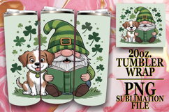 RADIANT SMILES 20oz TUMBLER WRAP, St Patricks Product Image 1