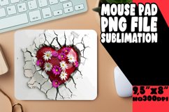 Radiant Garden Sublimation Mousepad Design Product Image 1