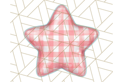 Cute Puffy Star Clipart PNG, 3D Glossy Pastel Stars Clip Art Product Image 2