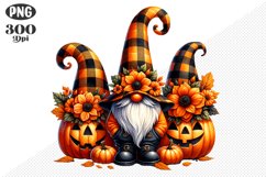 Halloween Gnomes Sublimation - Clipart PNG Design Product Image 1
