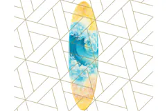 Sky Blue and Sunshine Yellow Summer Clipart PNG, Tropical Product Image 3