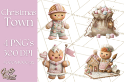 Gingerbread Clipart Christmas Cookie Builders Clip Art PNG Product Image 1