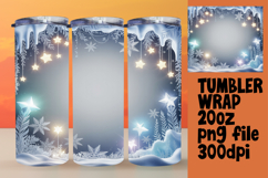 VIBRANT Sublimation Tumbler Design , Christmas Product Image 1