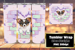 LUSH 20oz Sublimation Design , Cute Dog Product Image 1