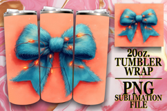 Blissful love 20oz tumbler wrap, Christmas Product Image 1