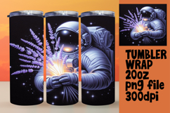 Sublimation Ready 20oz Design Files , Astronaut Product Image 1