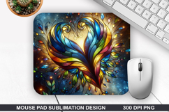 Mouse Pad Sublimation, Valentine Mouse Pad PNG Product Image 1