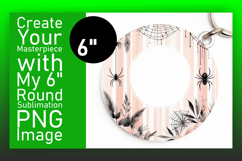 Dynamic Round Design Car Coaster PNG , Halloween Product Image 1