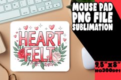 Unique Mouse Mat Sublimation Style, Valentines Product Image 1