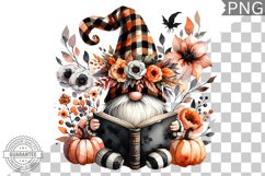 Halloween Gnome Sublimation - Clipart PNG Design Product Image 1