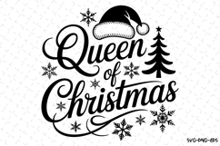 Queen of Christmas Svg | Christmas Svg | Svg Cut Files Product Image 1