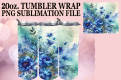 JOYFUL ESCAPES 20oz TUMBLER WRAP, Watercolor Pattern Product Image 1