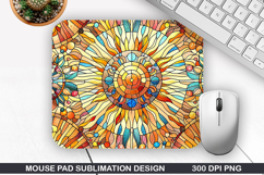 Mouse Pad Sublimation, Summer Mouse Pad PNG Design Product Image 1