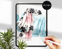 Autumn Mom DIY Clipart Set Portrait Creator Product Image 7