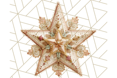 Christmas Clipart, Crafter’s Christmas Paper and Fabric Art Product Image 3