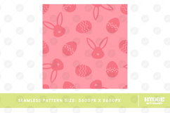 Easter Eggs Bunny Seamless Pattern PNG Sublimation Product Image 5