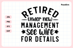 Funny Retirement Quote SVG | See Wife For Details Product Image 3