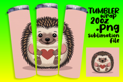 Beautiful 20oz Tumbler Artwork , Valenines Animals Product Image 1