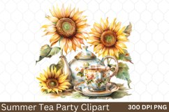 Summer Tea Party Clipart Product Image 1