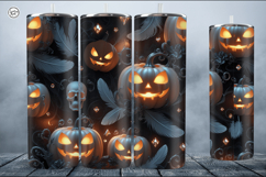 4 Halloween Tumbler Wrap Sublimations, 20 oz Product Image 2
