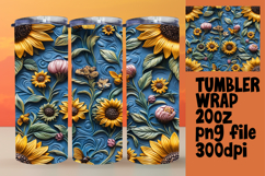 Personal Touch: 20oz Tumbler Design , 3D Flower Product Image 1