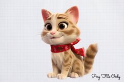 Woodland Christmas Watercolor Clipart PNG Product Image 1