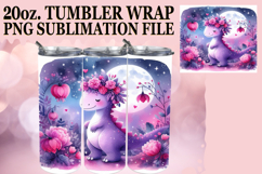 GIFT OF RADIANCE 20oz TUMBLER WRAP, Cute Dino Product Image 1