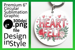 Dynamic Round Design for Sublimation , Valentines Product Image 1