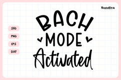 Bachelorette Party Saying SVG | Bach Mode Activated Product Image 3