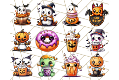 Monster Café Halloween PNG Clipart, Coffee Holiday Clip Art Product Image 5